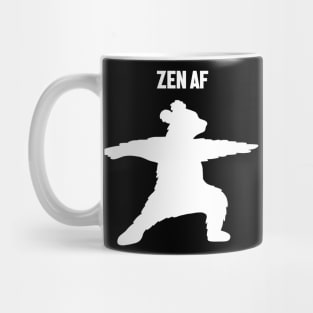 Zen Af Bear, Yoga Meditation Funny Mug